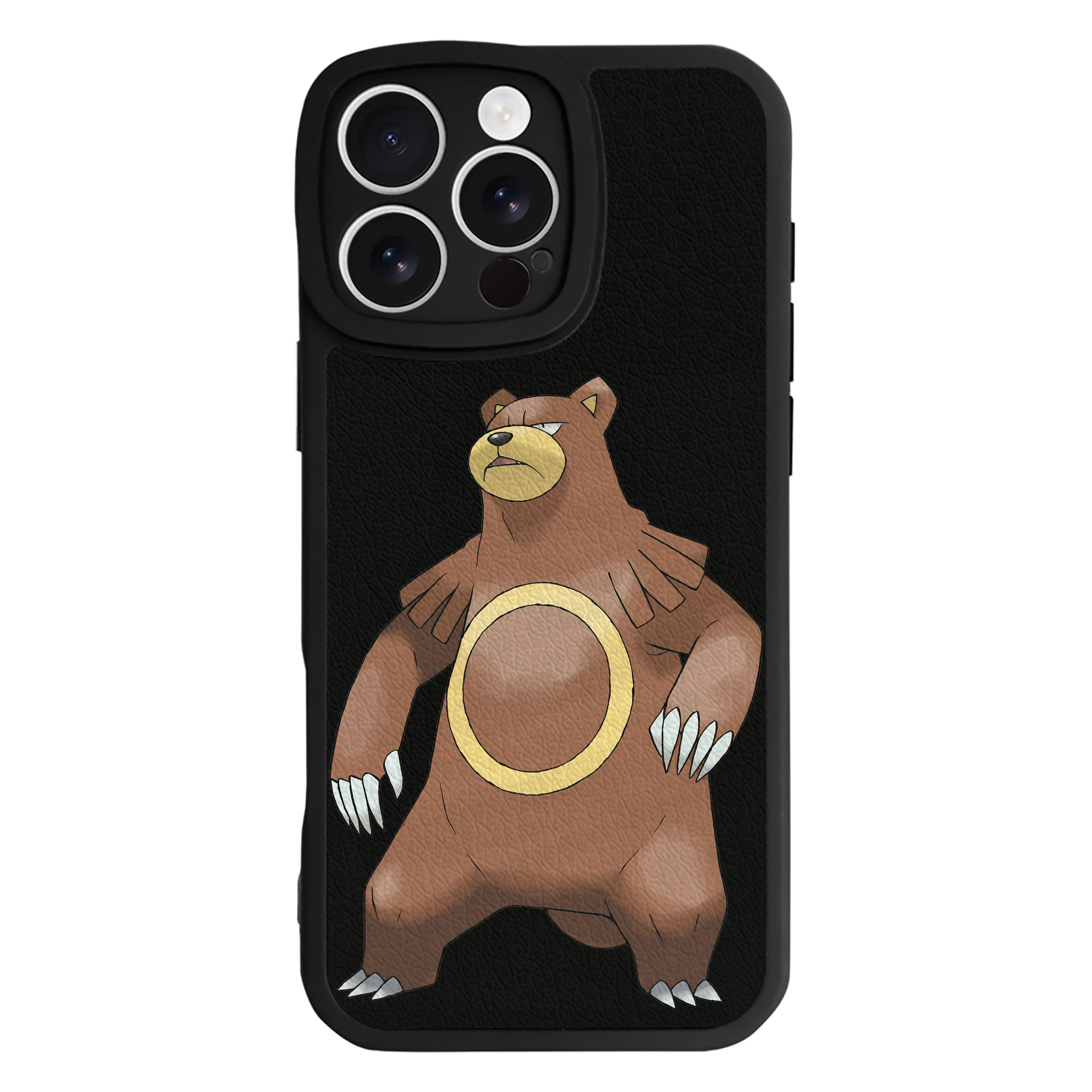 （画像用） ポケットモンスター Pokémon 【iPhone 16シリーズ対応】シリコンスマホケース（レザー調） 材質：シリコン